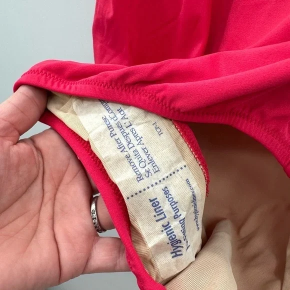 J CREW tie neck one piece swimsuit. X-LARGE - Picture 3 of 7